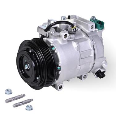 Imagem de Compressor A/C com embreagem ar condicionado compressor de substituição compatível com 2014-2018 Ram 1500 3.6L 2019-2022 Ram 1500 Classic 3.6L Flex substitui 68158901AB 68158901AC 68158901AD CO29275C