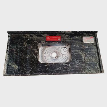 Imagem de Pia de Cozinha Granito 180cm Indiano Plus Cuba Simples