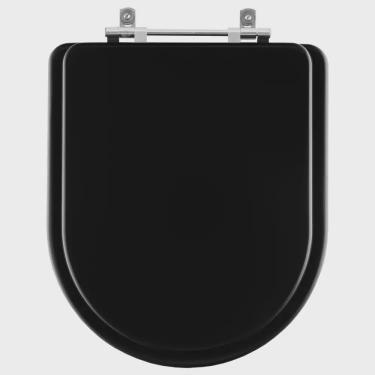 Imagem de Assento Sanitário Luna Preto para vaso Icasa