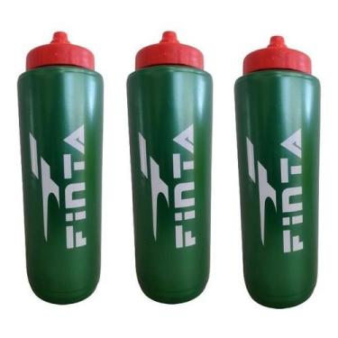 Imagem de 3 Squeeze Garrafa Futebol 1 Litro Garrafinha - Finta