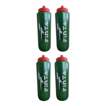 Imagem de 4 Squeeze Garrafa Futebol 1 Litro Original Garrafinha - Finta