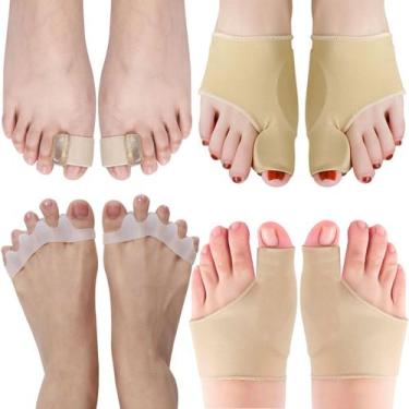 Imagem de Kit 4 Pares Joanete Corretor Protetor ortopédicos alivio dor - SWG, BR