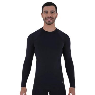 Imagem de Camiseta Lupo Térmica Run M/L Masculino Preto-Masculino