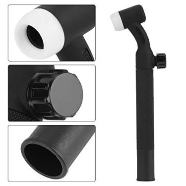 Imagem de Tocha de Soldagem TIG Cabeça Flexível Com Acessório Resfriado a Ar da Válvula para WP-17FV Soldagem Preta 150a