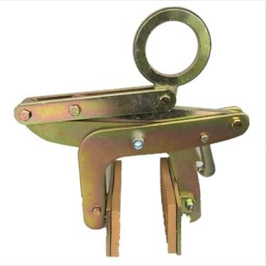 Imagem de Braçadeira de elevação de placa horizontal de aço, espessura de placa, clipe de laje de pedra clipe de elevação de mármore grua antiderrapante de fábrica para conduzir, limite de carga de trabalho de