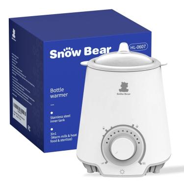 Imagem de Aquecedor de mamadeiras Snow Bear Fast & Even Warming com leite materno