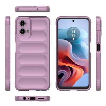 Imagem de Capa compatível com Motorola Moto E14, capa para celular TPU macia compatível com Motorola Moto G24 / G04 G04s XT2421-2 XT2421-3 XT2421-8 capa roxa