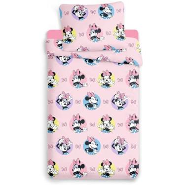 Imagem de Jogo de Cama Solteiro 300 Fios Toque de Seda Disney Minnie 2 Peças Jolitex