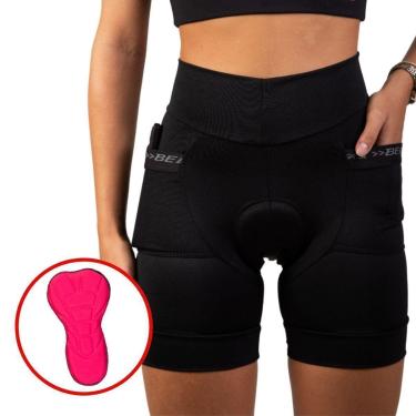 Imagem de Bermuda Ciclista Feminina Forro com 2 Bolsos Short Bike-Feminino