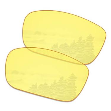 Imagem de SmartVLT Lentes de substituição masculinas HD amarelas para óculos de sol Oakley Drop Point OO9367, Amarelo HD, tamanho �nico