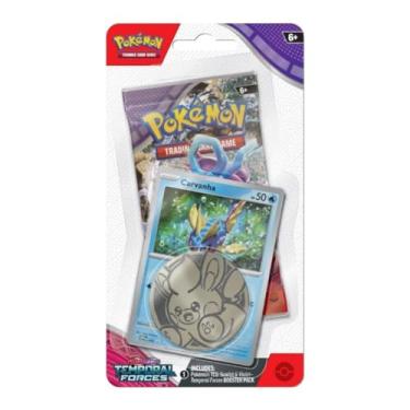 Imagem de Pokemon TCG: Scarlet & Violet - Temporal Forces Carvanha Blister Pack (1 Pack)