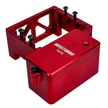 Imagem de BeaxTurbo Racing Upgrade Parts CNC Aluminum7075 Servo Mount & Reciever Case for Losi DBXL-E 2.0 1:5 (red)