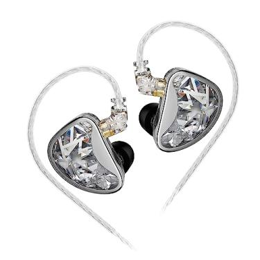 Imagem de FEDAI KZ AS24 12BA Drivers In-Ear Monitor, HiFi Fones de ouvido graves profundos com fio com cabo destacável de 0,78 mm embutido 2 pinos banhado a prata para músicos audiófilos (versão não