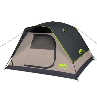 Imagem de Barraca de acampamento Happy Travel 4 pessoas com cúpula impermeável