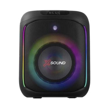 Imagem de Caixa De Som Amplificada Mondial Party Box PBX-350 - Entrada USB, Blue