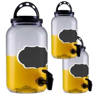 Imagem de Kit Suqueira de Plástico para Água Chás Refrescos Drinks Moderna Escritório Casa Eventos(1,PRETO)