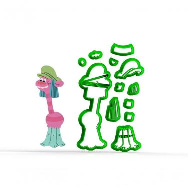 Imagem de Cortador Trolls - Cooper Modular Tamanho 8 Cm