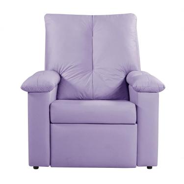 Imagem de Poltrona Reclinável Lisboa Lashes Corano Com Assento De Elevação Lilás 313