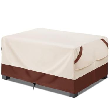 Imagem de Bestalent Capas De Mesa Para Móveis Área Externa, Retangulares À Prova D'Água Pátio, Tamanho Até 48L X 28L, 13A