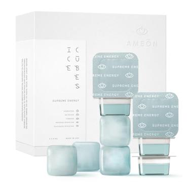 Imagem de AMEON Cubos De Gelo Supreme Energy Frozen Essence - Crioterapia Caseira Para Pele Firme, Hidratada E Radiante, Além Reduzir Cicatrizes Acne Pós-Acne