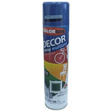Imagem de Kit Tinta Spray Azul Colonial Decor Ref 8611 4 Unidades - COLORGIN