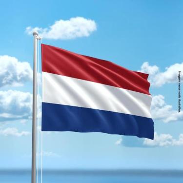 Imagem de Bandeira da Holanda 80cmx140cm Tecido Oxford 100% Poliéster - Presente