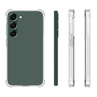 Imagem de Capinha Silicone Antichoque Transparente Compatível com Samsung S24 PLUS