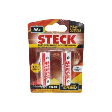 Imagem de Pilha Steck Alcalina Aa 2Pcs Blister