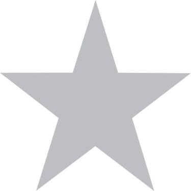 Imagem de Etiqueta Lisa Com Formas Estrelinha Prata Com 210 Etiquetas