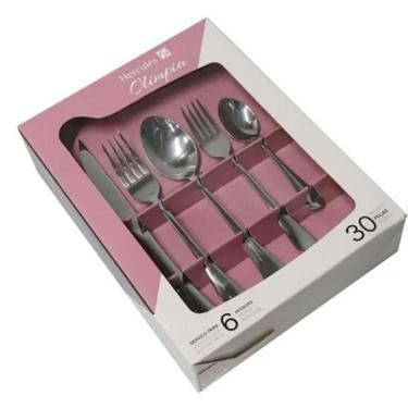 Imagem de Faqueiro Olímpia 30Pçs Aço Inox Hercules 15551030001