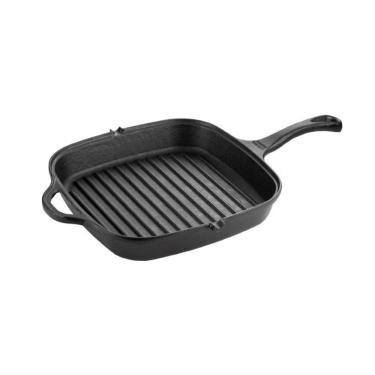 Imagem de Frigideira Grill Quadrada PanelaMineira Cabo Ferro 26cm 1,8L