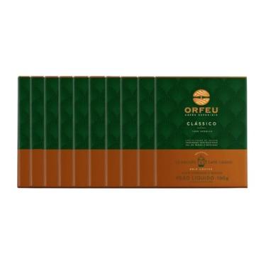 Imagem de Kit 10 Caixas Café Especial Drip Coffee Clássico Orfeu 100 Sachês