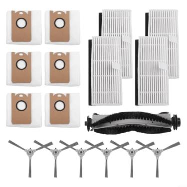 Imagem de Kit de escova lateral de escova principal para IHome para Nova S1 Pro para iHRVS1PRO-3BLK Robô Aspiradores de Pó Acessórios para Limpeza de Canto de Piso Doméstico