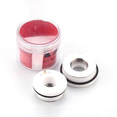 Imagem de Anéis de bocal de cerâmica, diâmetro de 28 mm, P0571-1051-00001, para cabeça de corte a laser de fibra (D28 mm (2 peças))