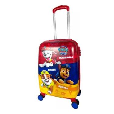 Imagem de Mala De Viagem com Rodinha Pequena Bordo Patrulha Canina - Luxcel
