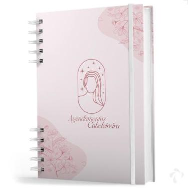Imagem de Agenda Cabeleireira Agendamentos Com Forma Pagamento Rosa - Nisti Prin