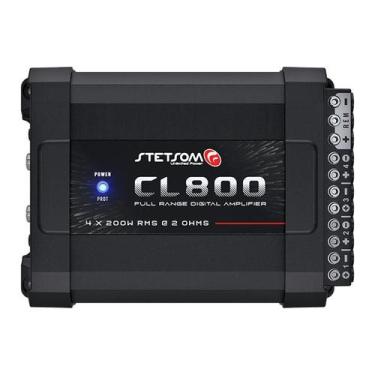 Imagem de Amplificador módulo stetsom cl800 800.4 800w 4 canais 2 ohms
