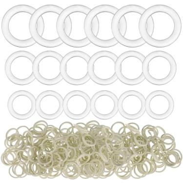 Imagem de XEQWZVFR 24 peças de acessório de roupas invisíveis com faixas de borracha, conjunto de saia de camisa, clipes de vestido, anéis de aperto nas costas, substitui o clipe, blusas, mudando o ajuste e o