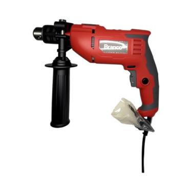 Imagem de Furadeira Impacto Profissional Branco 850W 13mm 1/2 127V Ideal para Obras e Reparos