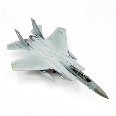 Imagem de US Military F-15C Attack Eagle 1/100 Scale Replica Model F15 Alloy Fighter DieCast Metal Airplane Eagle Shark Coating Aircraft Display Model for Collection or Gift.