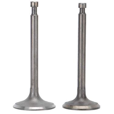 Imagem de QANYEGN Válvula de admissão, kit de válvula de escape de ingestão de ferro, parte de substituição da válvula do motor a gasolina para o acessório do gerador de 188F GX390