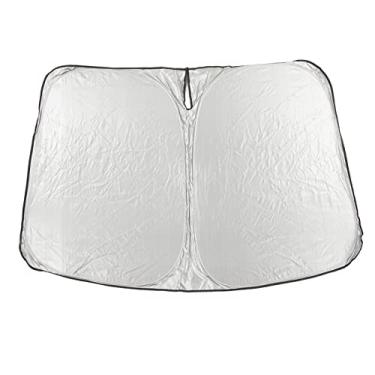 Imagem de Jiawu Substituição Sombra Solar do Pára -Sol Frente para 2021 a 2023, Sol Dobrável Janela Janela Frontal Sunshade, Tom de Pára -brisa para Pára -brisa Automotivo, Mantém o Veículo (Modelo 3)