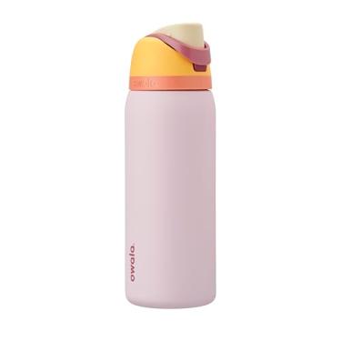 Imagem de Garrafa de água Owala FreeSip Térmica de aço inoxidável com canudo, para esportes e viagens, sem BPA, 950 ml, rosa (candy store)