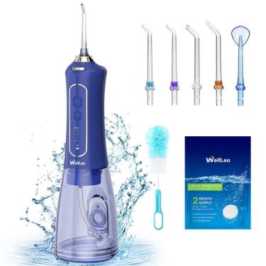 Imagem de Irrigador oral sem fio Water Flosser WELLLEO WellLeo 300ml