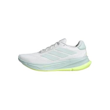Imagem de adidas Tênis de corrida feminino Supernova Ease, Branco/Halo Mint/Amarelo, 38