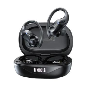 Imagem de Fone De Ouvido Esportivo Lenovo Lp75 Sem Fio Bluetooth 5.3 Cor Preto