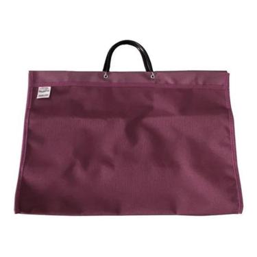 Imagem de Sacola Lona Para Feira Média 34X48X21Cm Medeiros Vinho