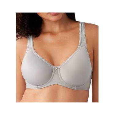 Imagem de Wacoal Sutiã feminino básico com contorno de beleza, Cinza, 34DDD