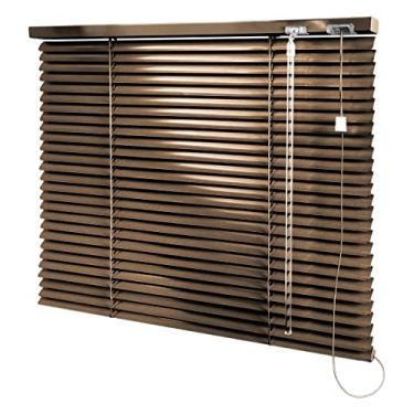 Imagem de Persiana Horizontal Bronze - 2,20m larg x 1,20m alt - Alumínio 25mm - Persianet