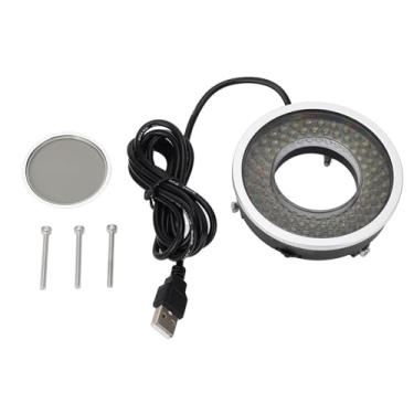 Imagem de Microscópio Polarizado de LED de LED de 96 contas de alto brilho FONTE Círculo de luz Luzes iluminantes à prova de brilho para peças de metal e observação de vidro